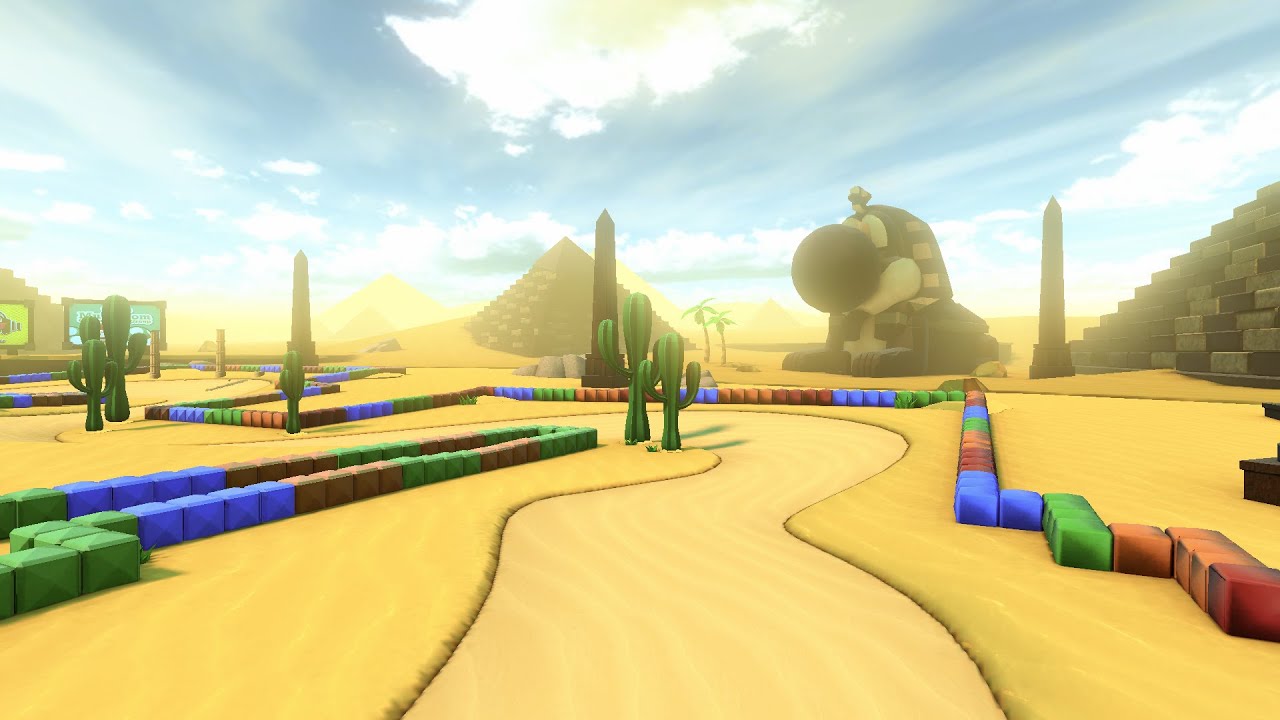 Mario Kart 8 Deluxe Custom Track: GBA Yoshi Desert - GBA Yoshi-Wüste