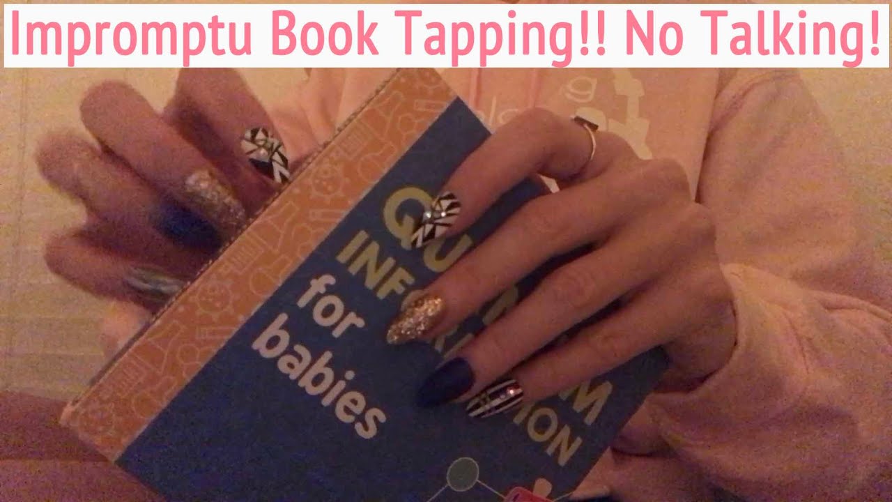 📚 ASMR * Impromptu Book Tapping & Scratching * Fast Tapping * No Talking * ASMRVilla