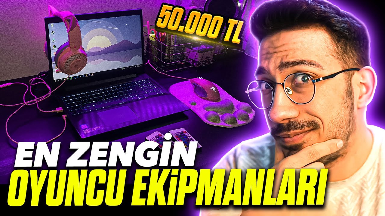 TÜRKİYENİN EN ZENGİN OYUNCU EKİPMANLARI !! 50.000 TL MONSTER LEPTOP ALMAK !!