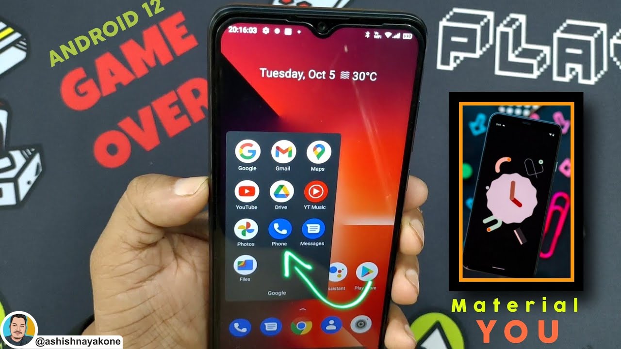Material U : Android 12 UI Applications