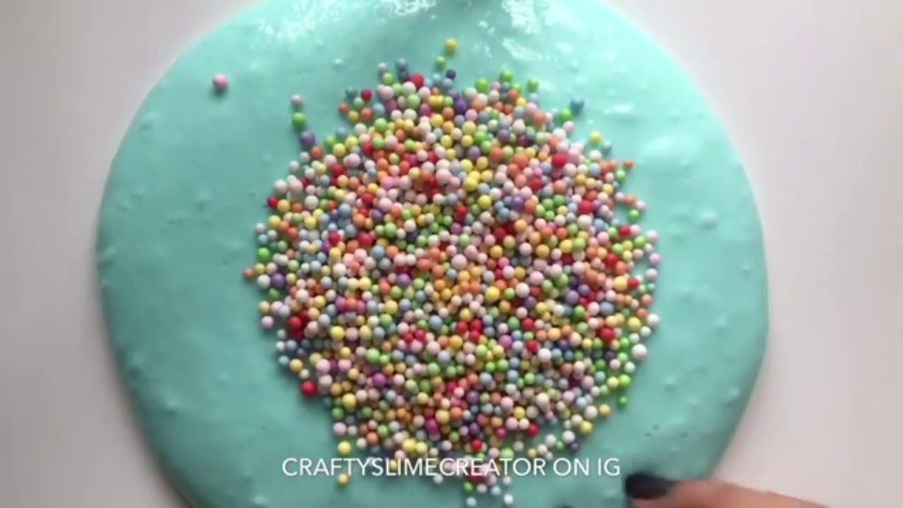 Relaxing Slime ASMR - Floam Making