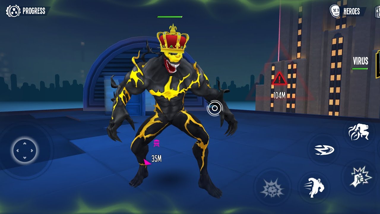 Spider Fighter 3 New Skin KING VIRUS 🦠
