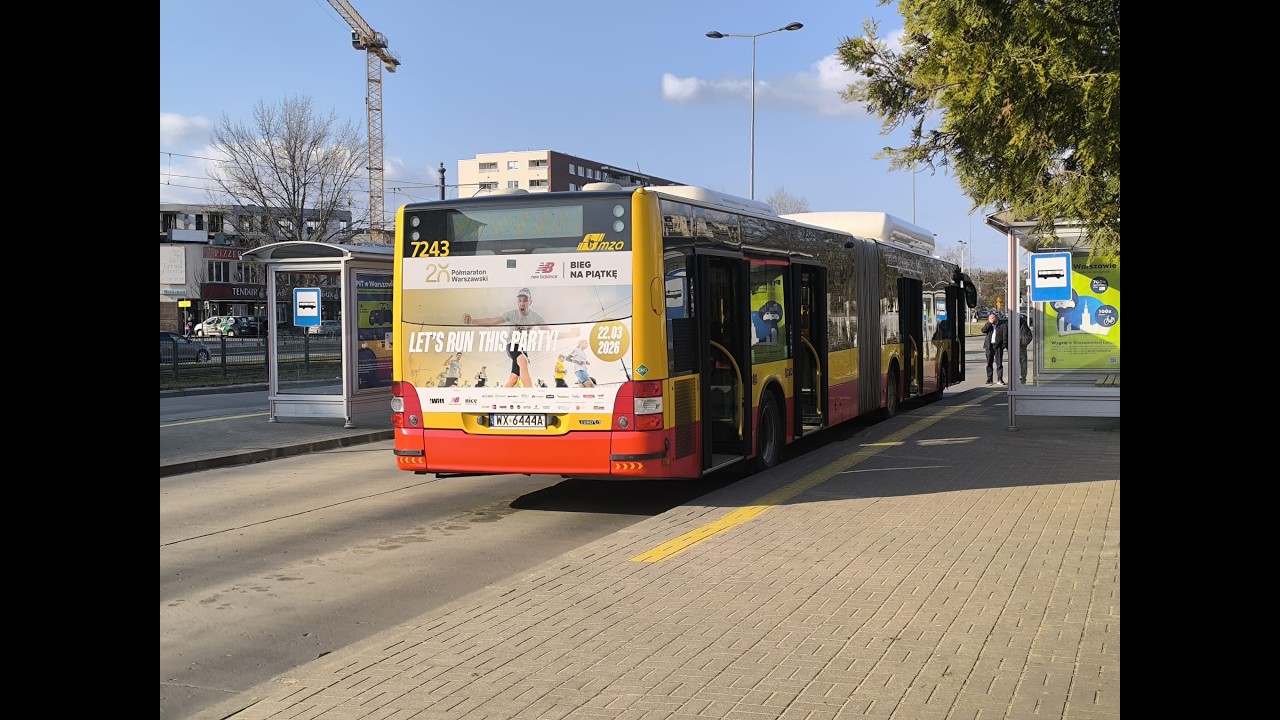 MAN NG313 Lion's City G CNG na linii 186 kier. Szczęsliwice
