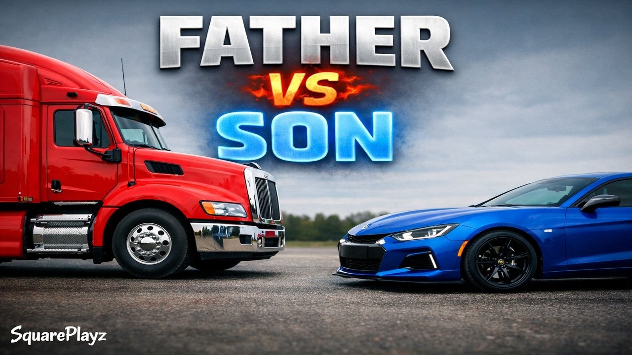 Father vs son Beamng challenges ep1 (Beamng.Drive)