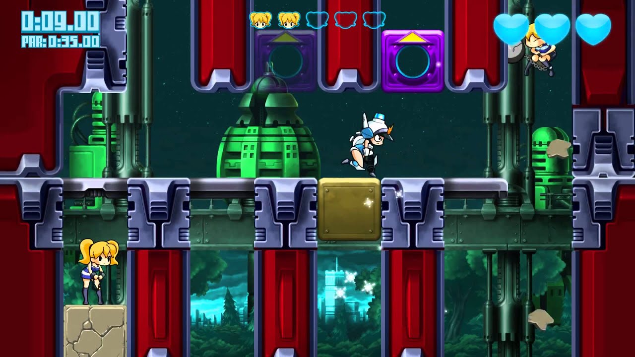 Mighty Switch Force! Hyper Drive Edition [Part 8] Incident 08 (Regular Blaster / Par Time)