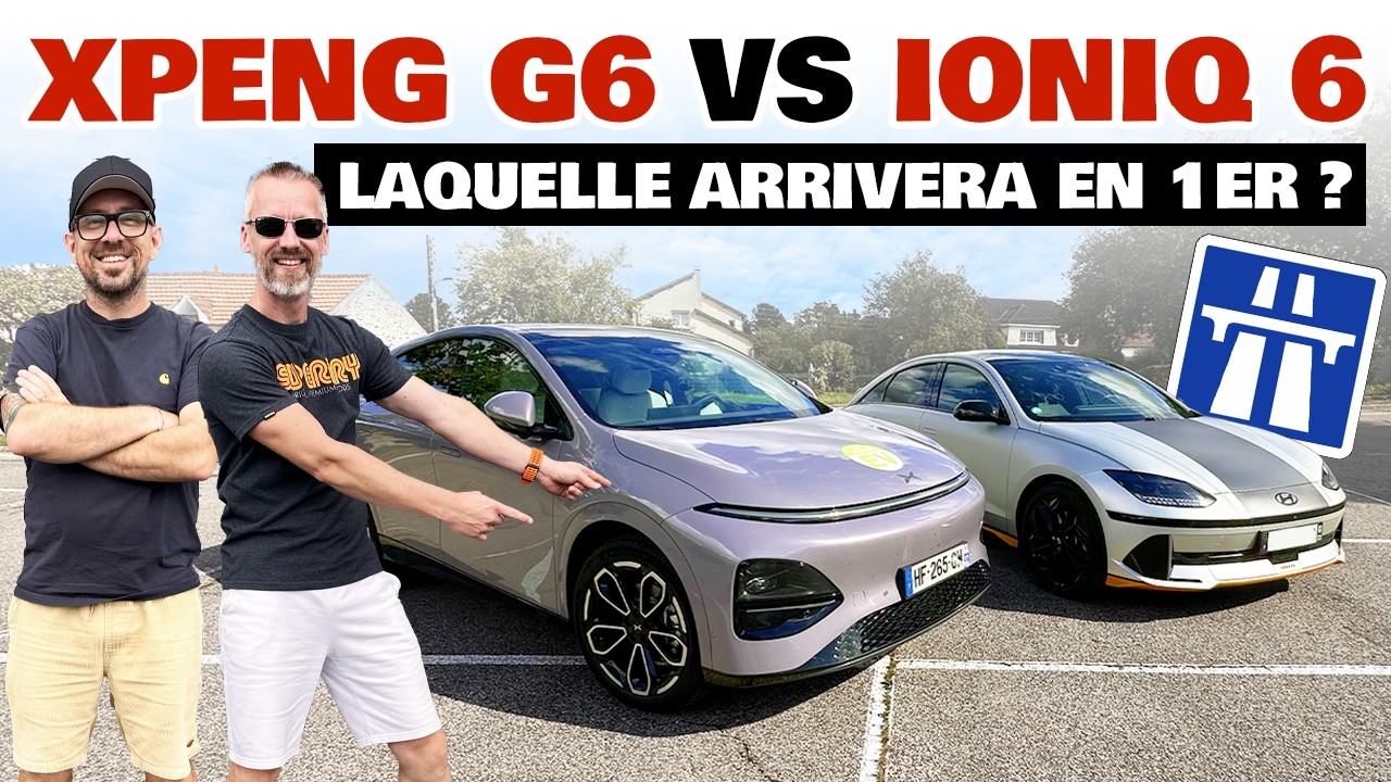 580km Xpeng G6 vs Ioniq 6 : laquelle est LA PLUS RAPIDE sur long trajet ?