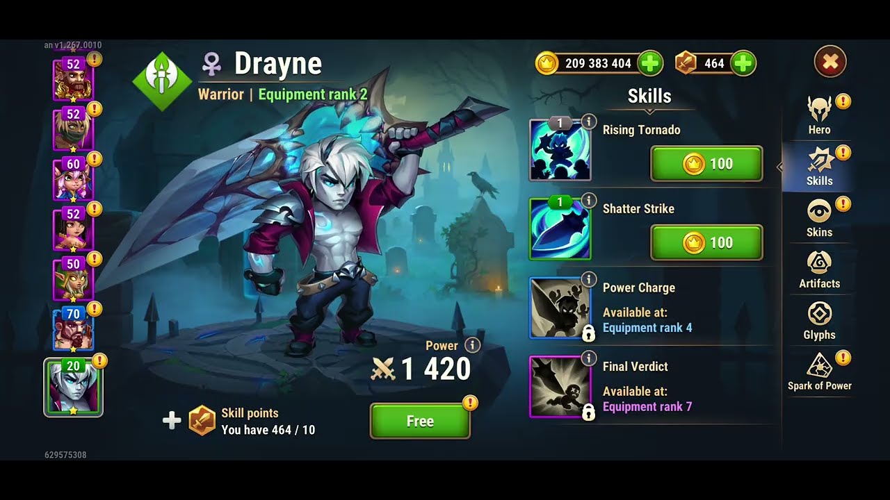 New Hero Drayne | Frozen Eternity Season | Hero's Fortune | Hero Wars Alliance