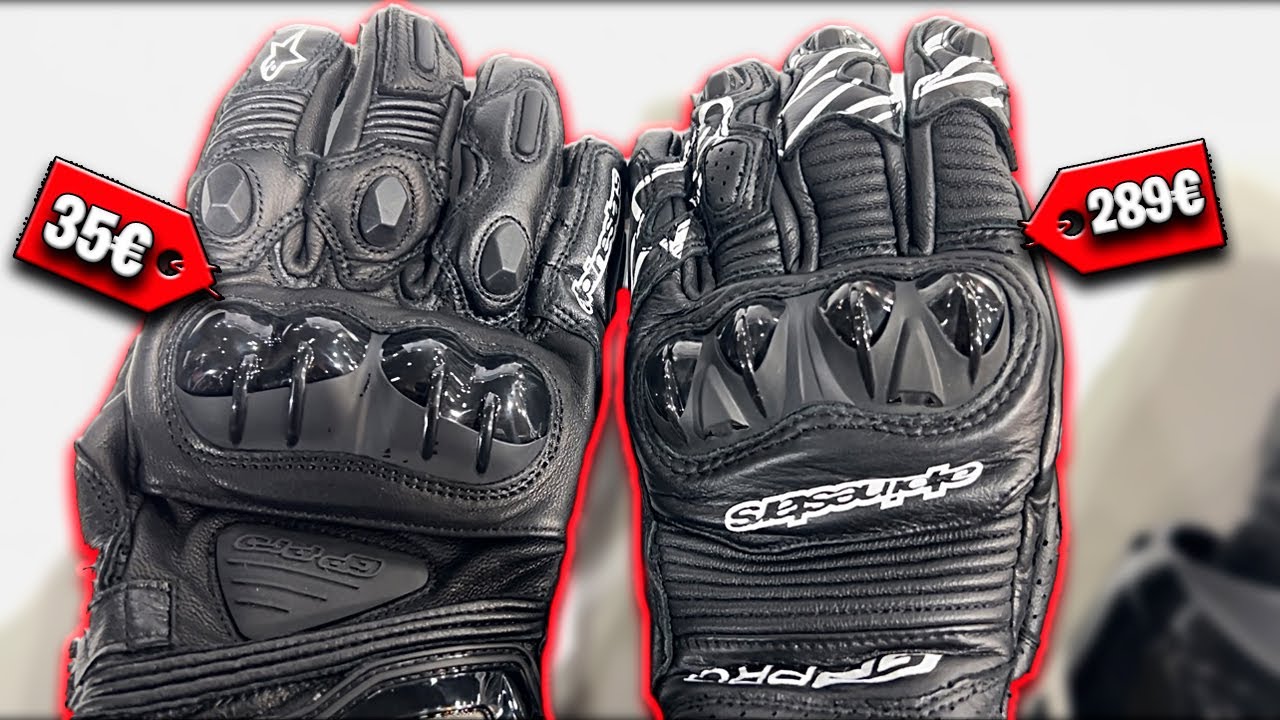 COMPRO UNOS GUANTES DE ALPINESTARS FALSOS - GUANTES ORIGINALES VS IMITACIÓN
