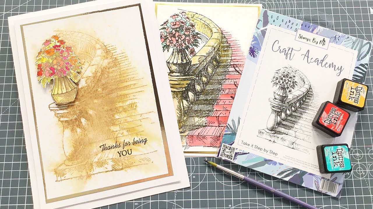Stamping And Watercolouring Techniques With Toni Darroch