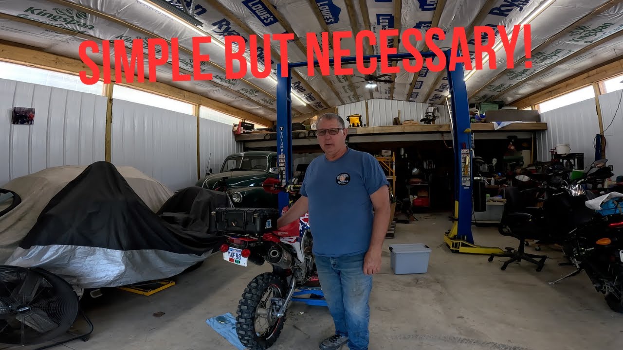 Don't forget to do this on the your CRF 300L!