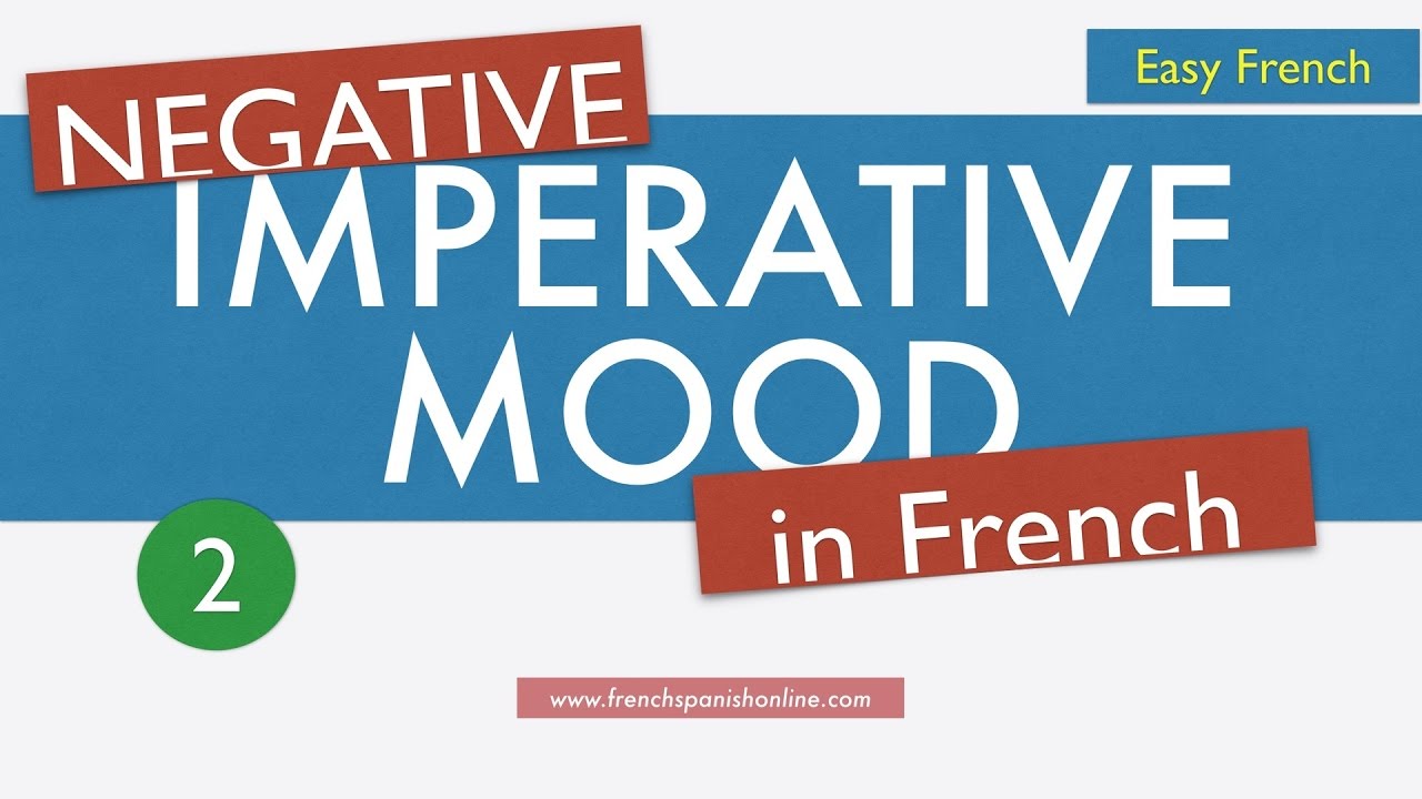 Learn French negative imperative