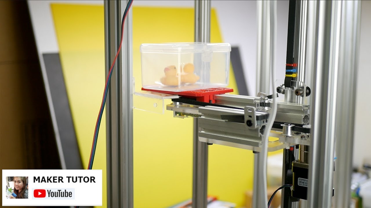 Test Mini Automated Storage and Retrieval System  - Stepper Test with Source code