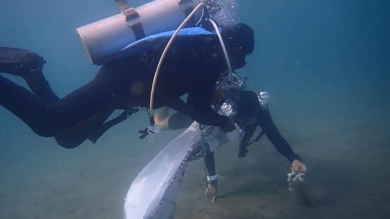 Underwater Clean Up Anilao Mabini Batangas 