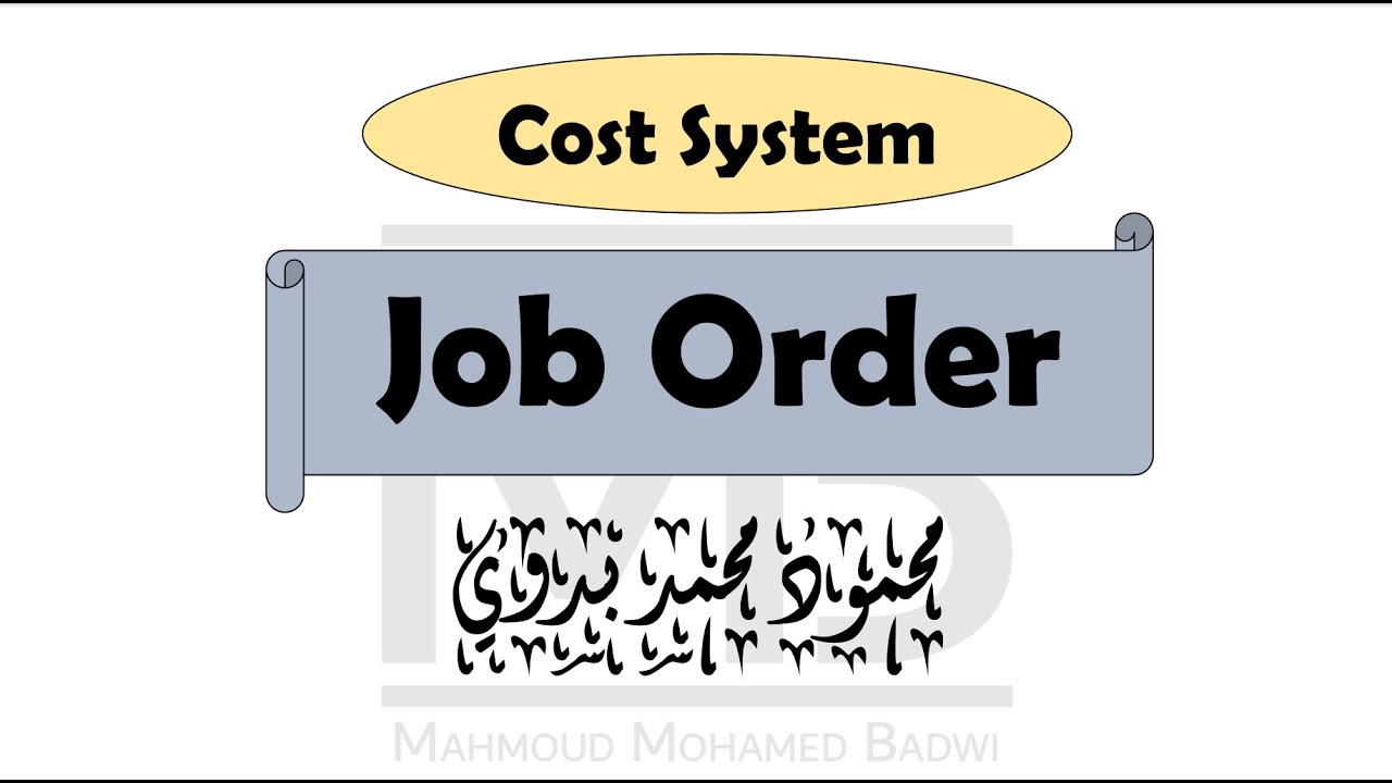 4- Cost System - Job Order (Job Costing)