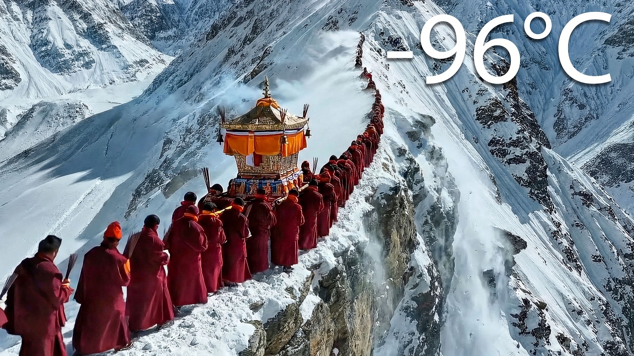 Himalayan Ice Temple Ritual 2026 🏔️ | 100 Sacred Scrolls, -96°C Death Zone, Monks & Frozen Abyss 4K