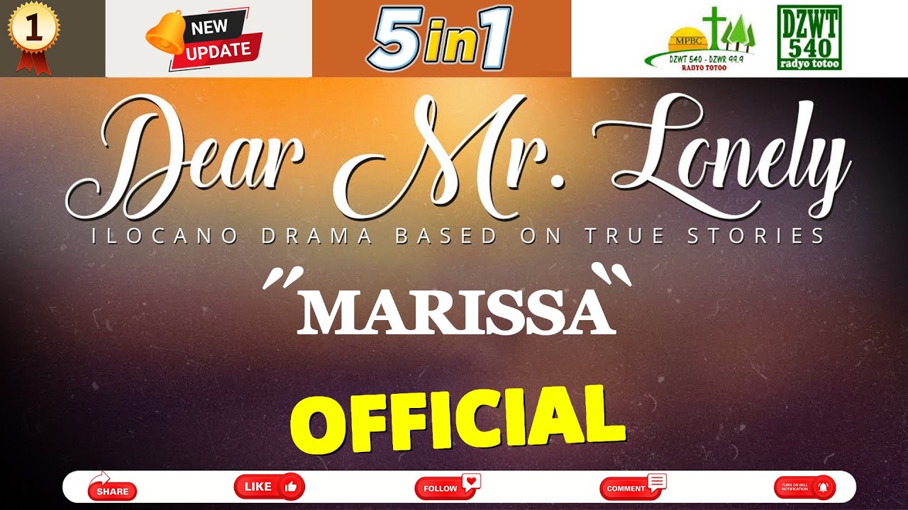 Dear Mr. Lonely - MARISSA | New Update 5IN1 | Ferbuary 11.2026 | #dearmrlonelyaudio