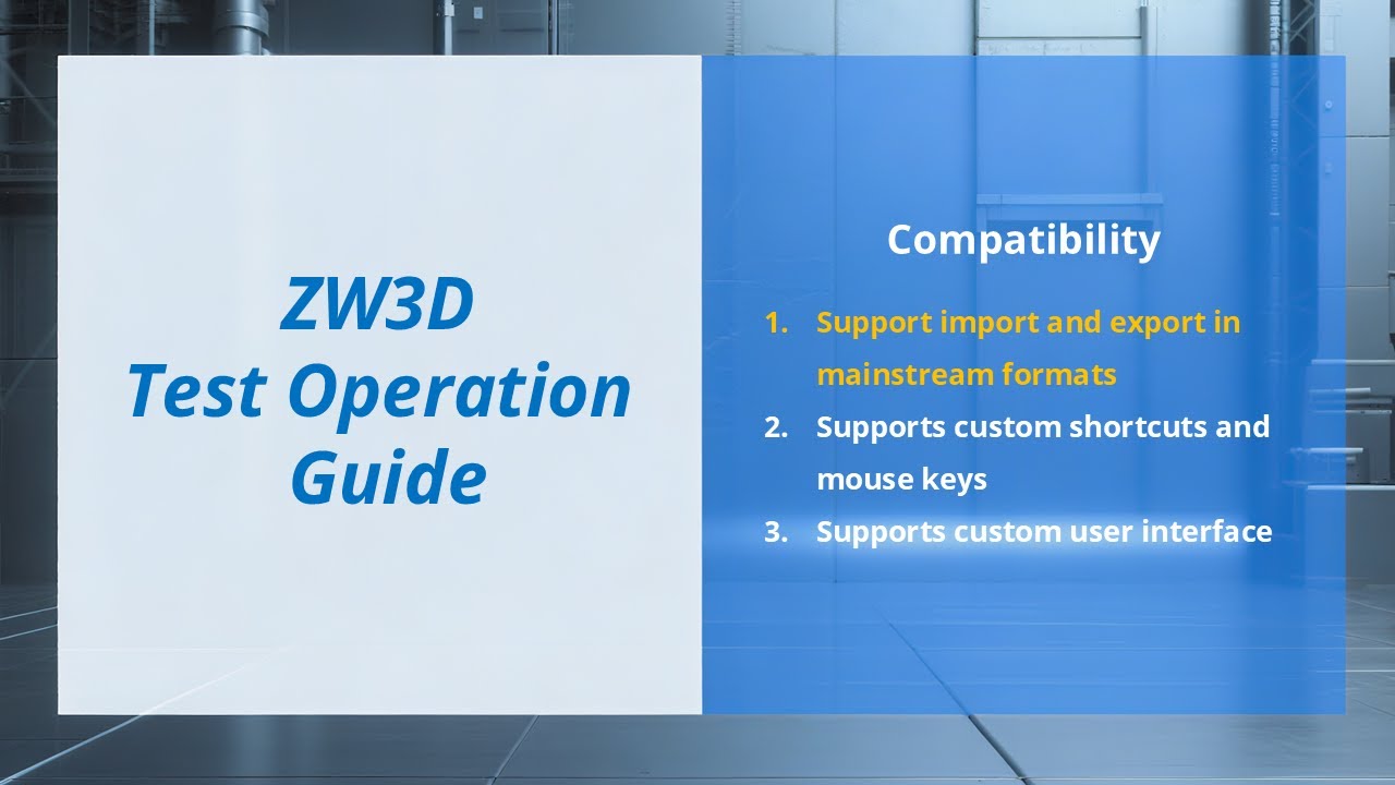 Part 1 - Support Import and Export in Mainstream Formats