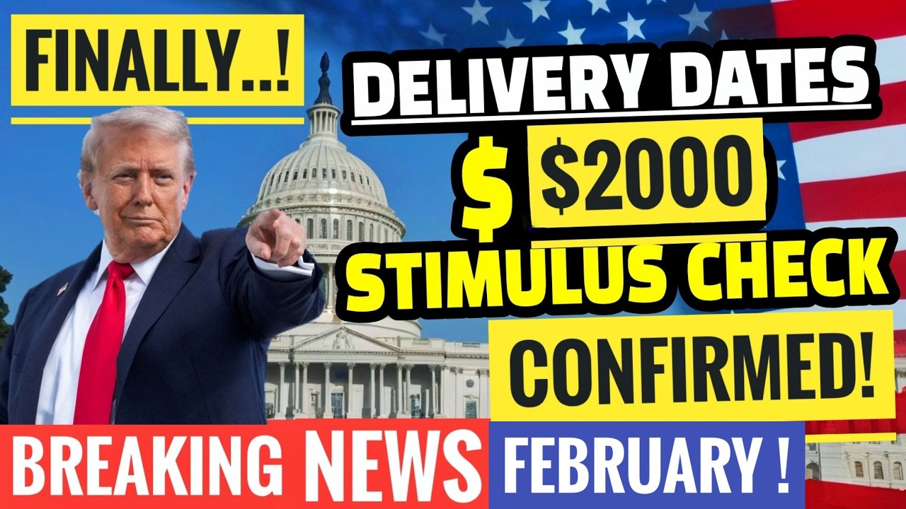 🎉$2000 Stimulus Checks💰ARRIVING Immediately if?🔥+FEB Social Security FEB Pay📈 SSI,SSDI?✅