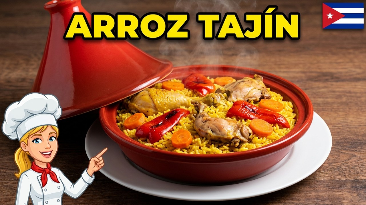 TAJIN DE ARROZ CON POLLO Y CONEJO