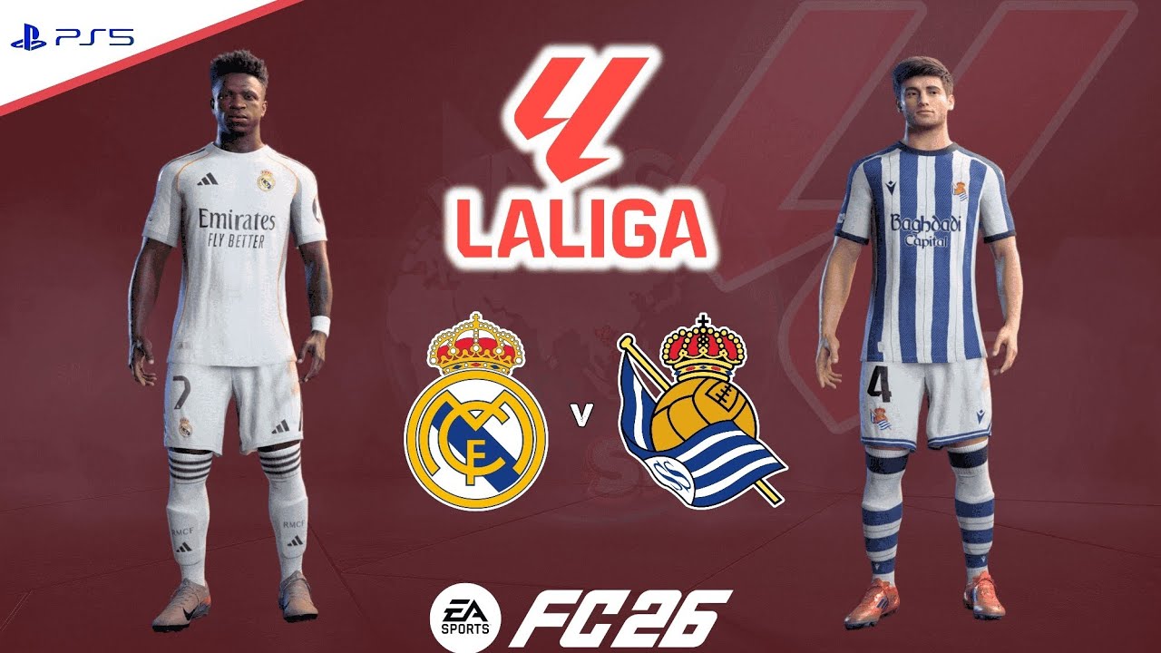 Real Madrid v Real Sociedad | La Liga 25/26 - Round 24 | Full Match Simulation | FC 26 PS5™[4K]