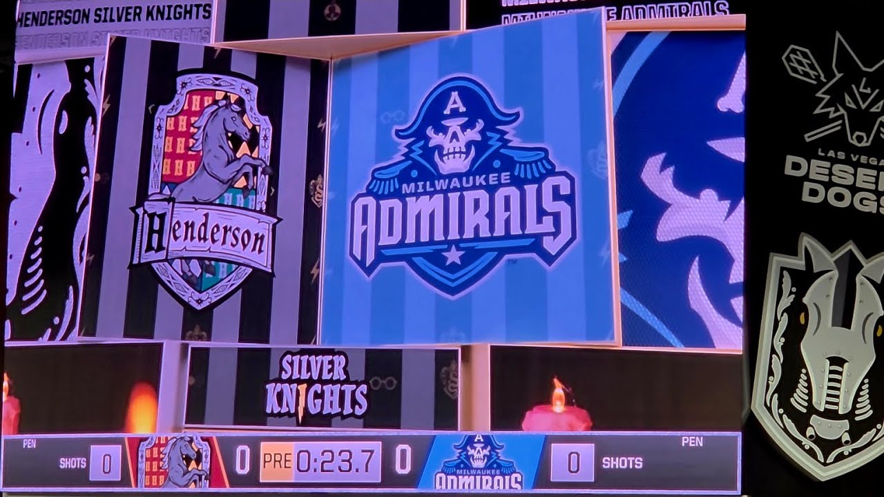 Henderson Silver Knights vs Milwaukee Admirals 11/22/25 Wands and Wizards Knight. 