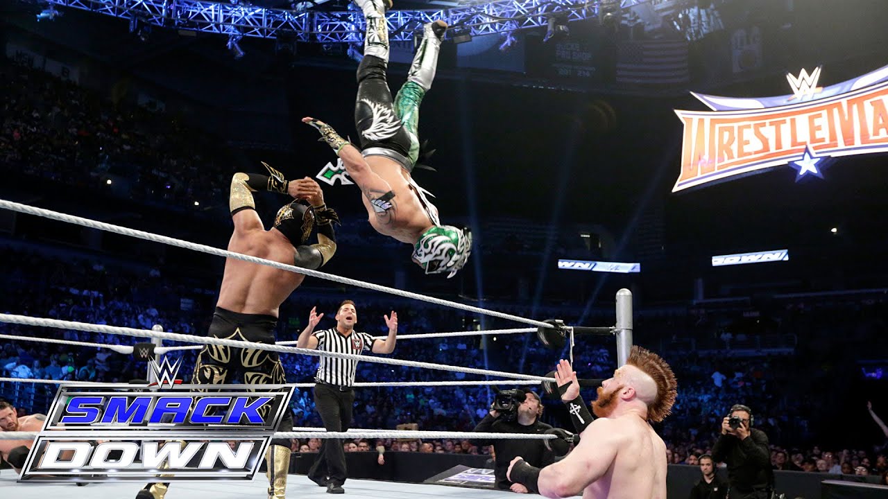 Lucha Dragons против Шеймуса и Кинга Барретта: SmackDown, 10 марта 2016 г.