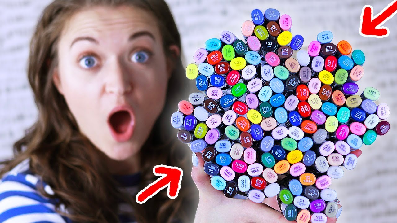Drawing with EVERY Copic Marker I own...