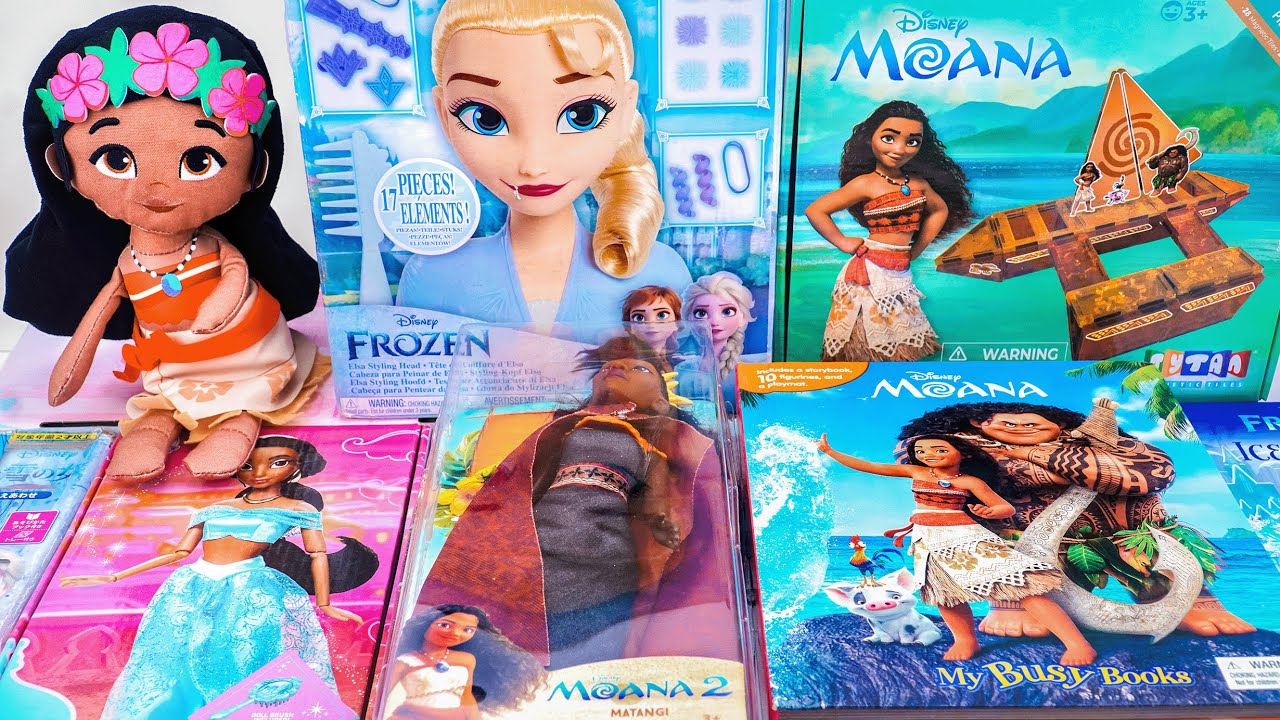 Unboxing Disney Frozen and Moana Toys | Disney Elsa's Arendelle Castle Toy| Moana Magnetic Tiles Toy