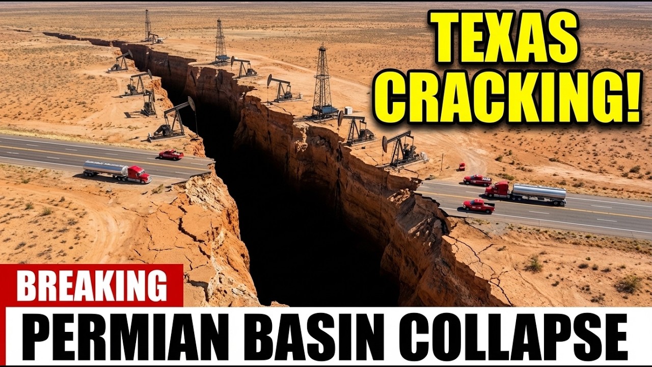 America's BIGGEST Oil Basin COLLAPSING As Sinkhole EXPANDS — 140.000  Wells DESTABILIZING Texas!