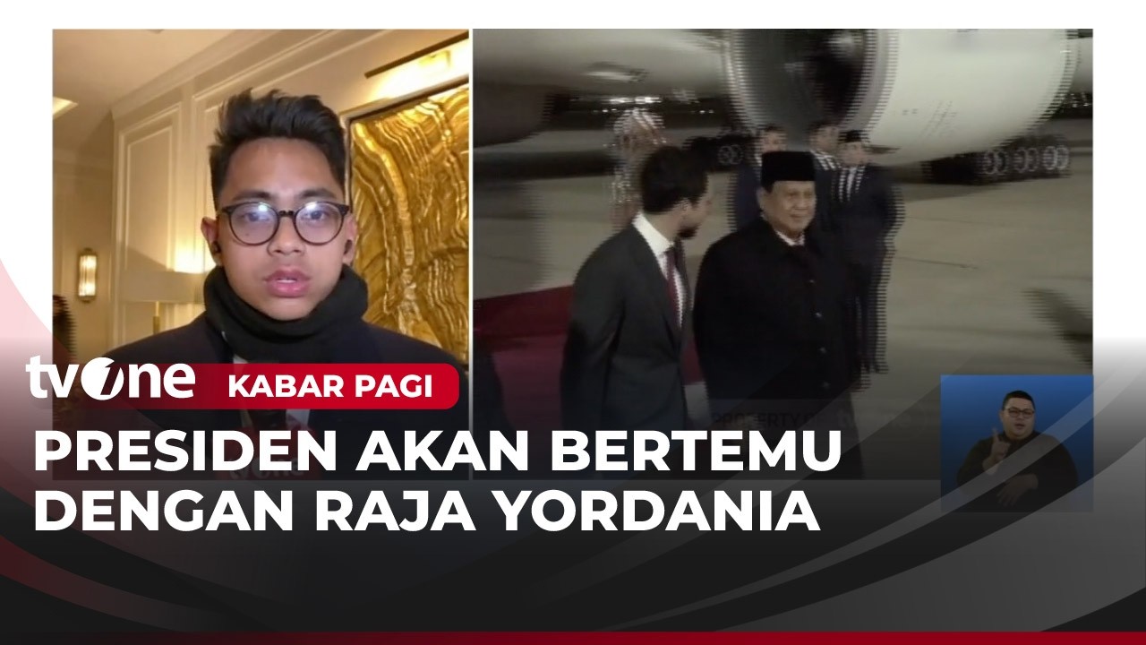 Momen Presiden Prabowo Disambut Hangat Putra Mahkota Yordania | Kabar Pagi