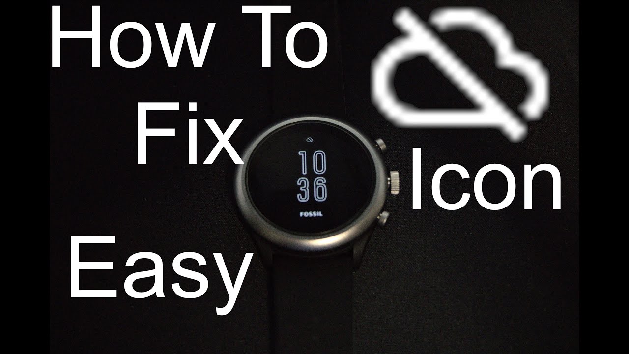 How to Fix Broken Cloud On Wear Os Smartwatch (2020) EASY