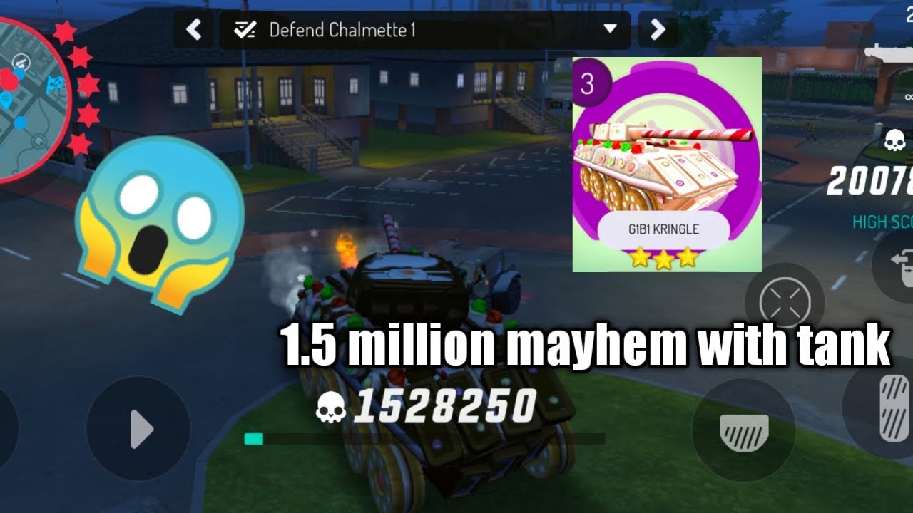GANGSTAR NEW ORLEANS|1.5 MILLION MAYHEM WITH CHRISTMAS TANK(3 STAR VEHICLE)