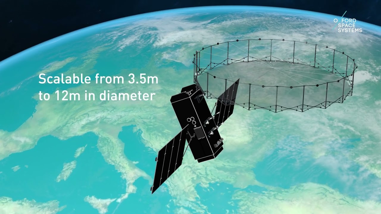 Oxford Space Systems Deployable Offset Reflector Antenna