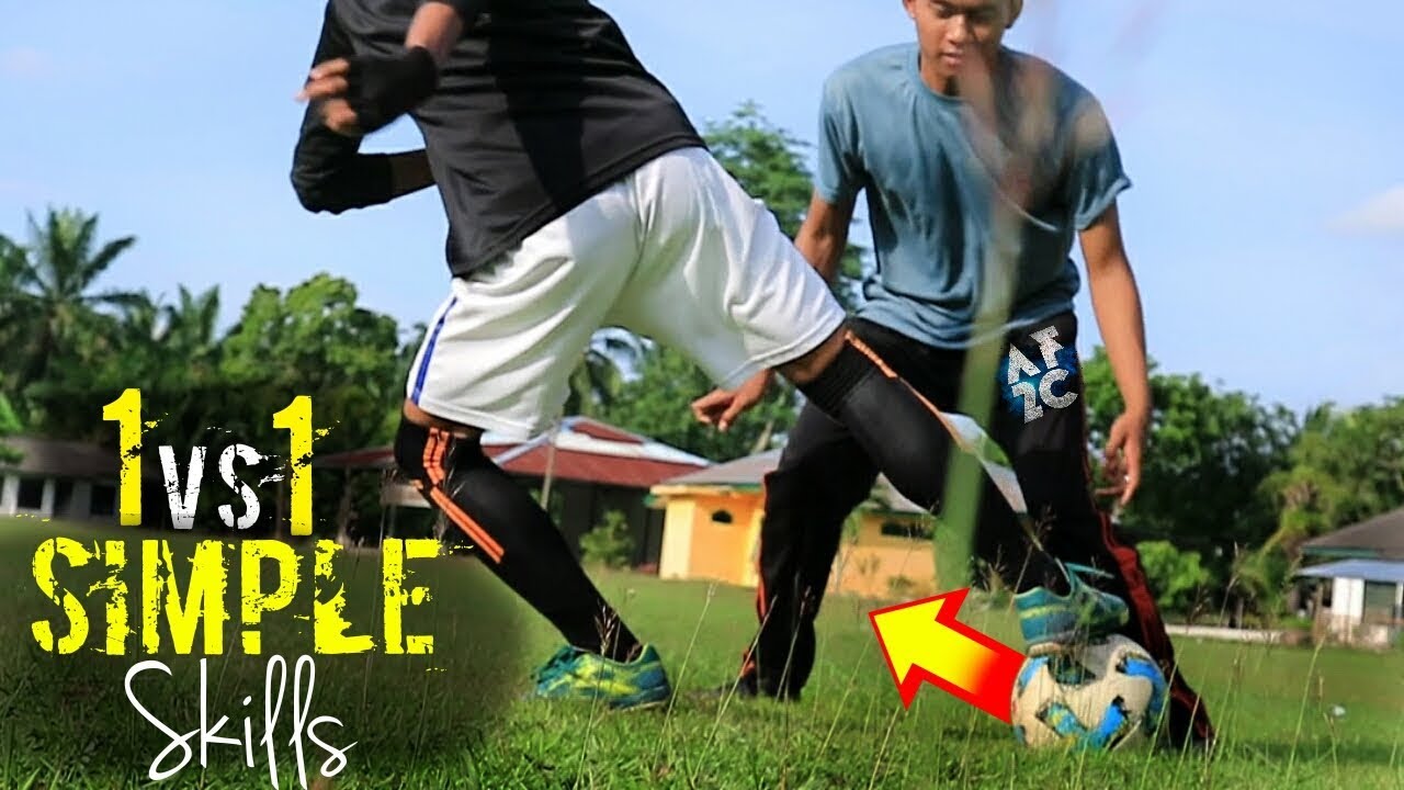 5 Cara MUDAH Melewati Lawan 1vs1 !! Easy Football & Futsal Skills