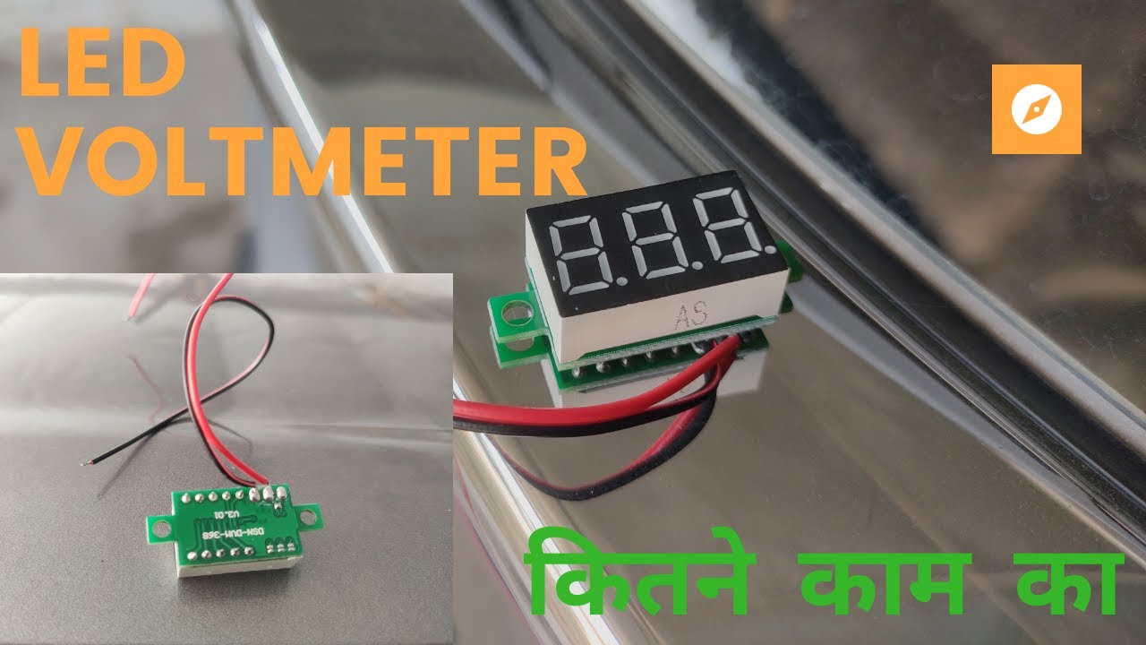 LED Voltmeter | Real time voltage track