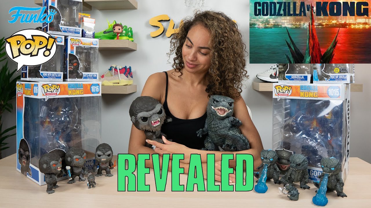 GODZILLA X KONG FUNKO POP COLLECTION EARLY LOOK!  10&rdquo; POPS ARE INSANE!