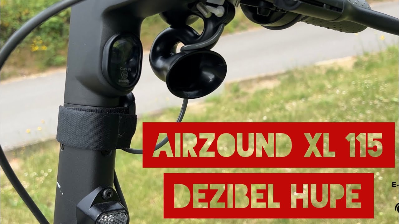AirZound XL - 115 Dezibel Drucklufthupe für den E-Scooter