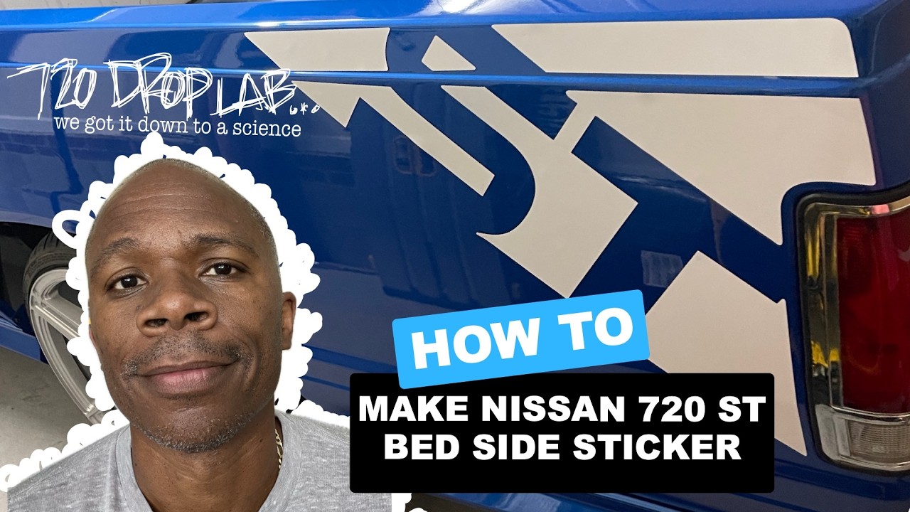 How to make Nissan 720 Bedside Decals