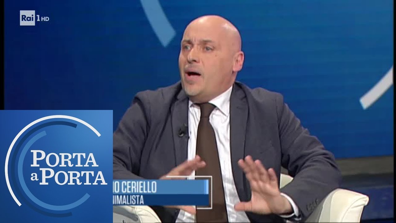 Elezioni europee 2019: Ceriello, fondatore del Partito Animalista - Porta a Porta 15/05/2019