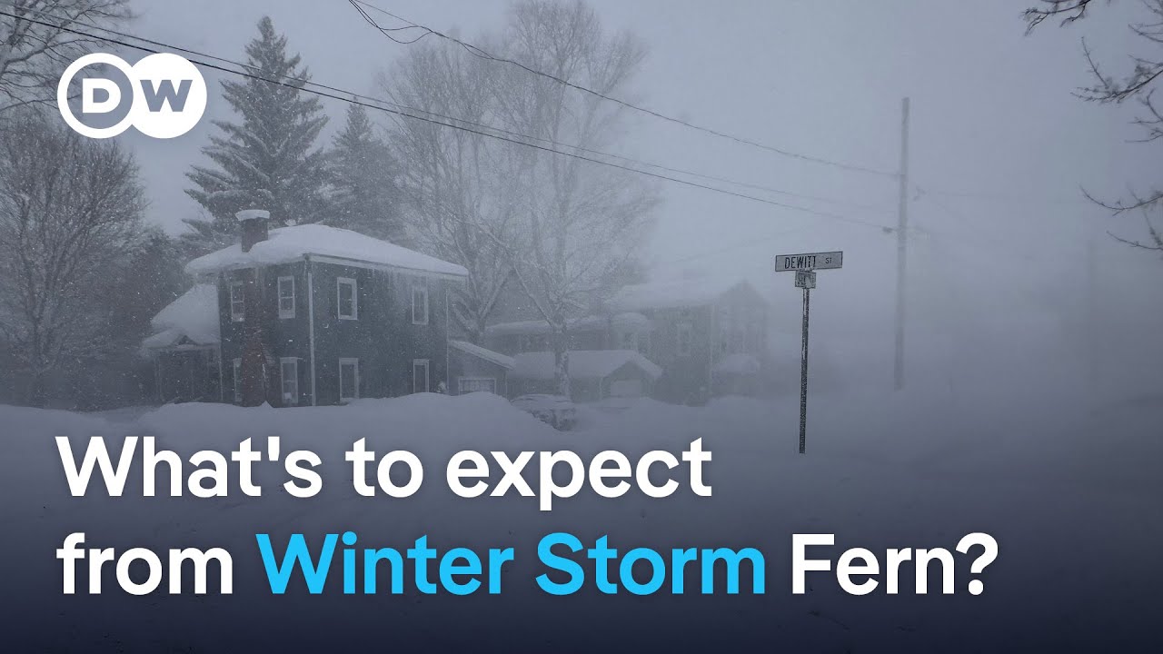 Winter Storm Fern to stretch from Texas to mid-Atlantic states | DW News