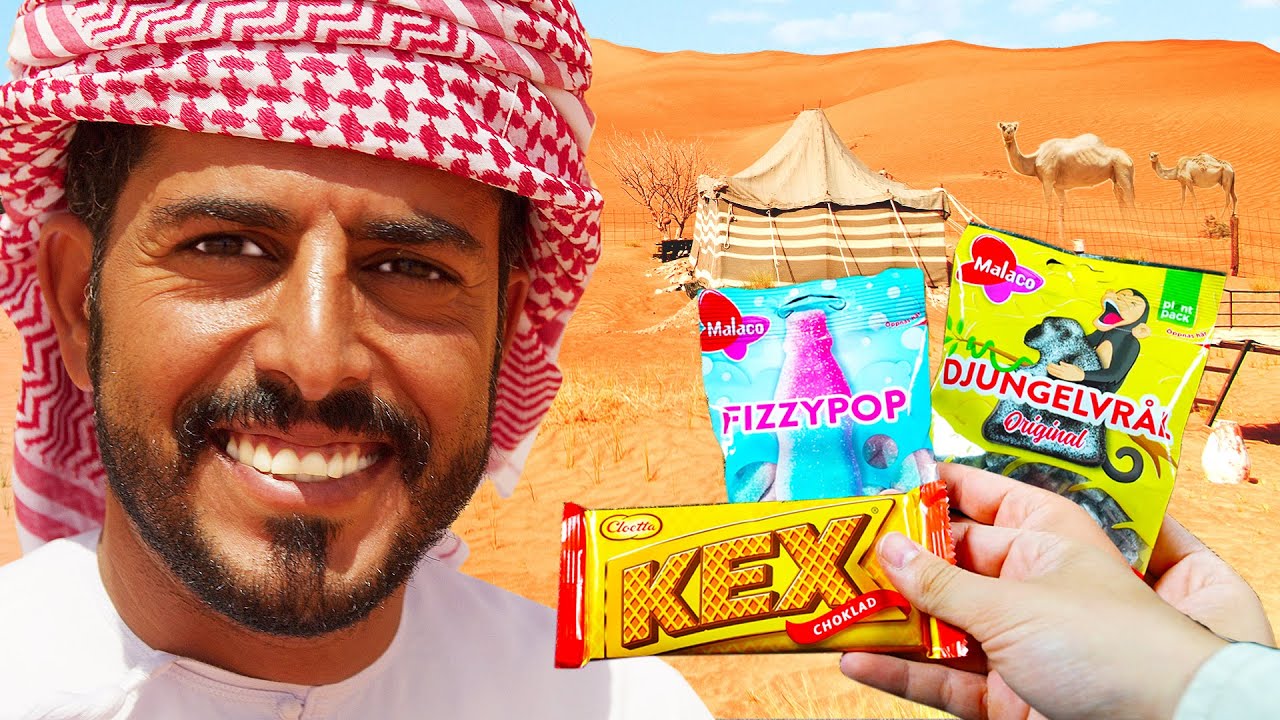 Bjuder araber på SVENSKT GODIS