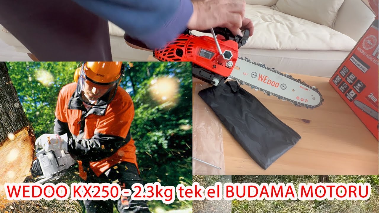 Wedoo Kx 250 Motorlu Budama Testeresi 2.3kg - ECHO 2511 klonu Tek el budama motoru #budamatesteresi