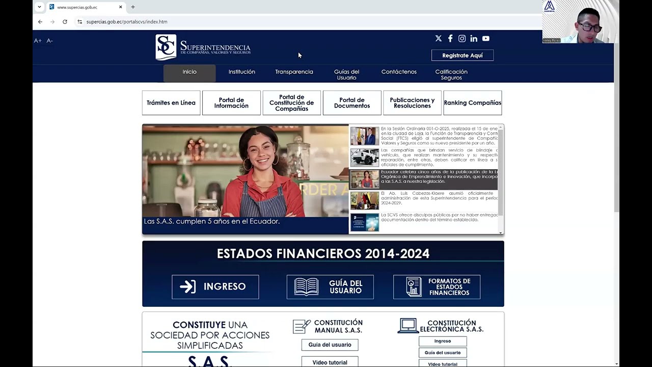 Elaboraci&oacute;n y env&iacute;o Estados Financieros Supercias 2025 - Ecuador