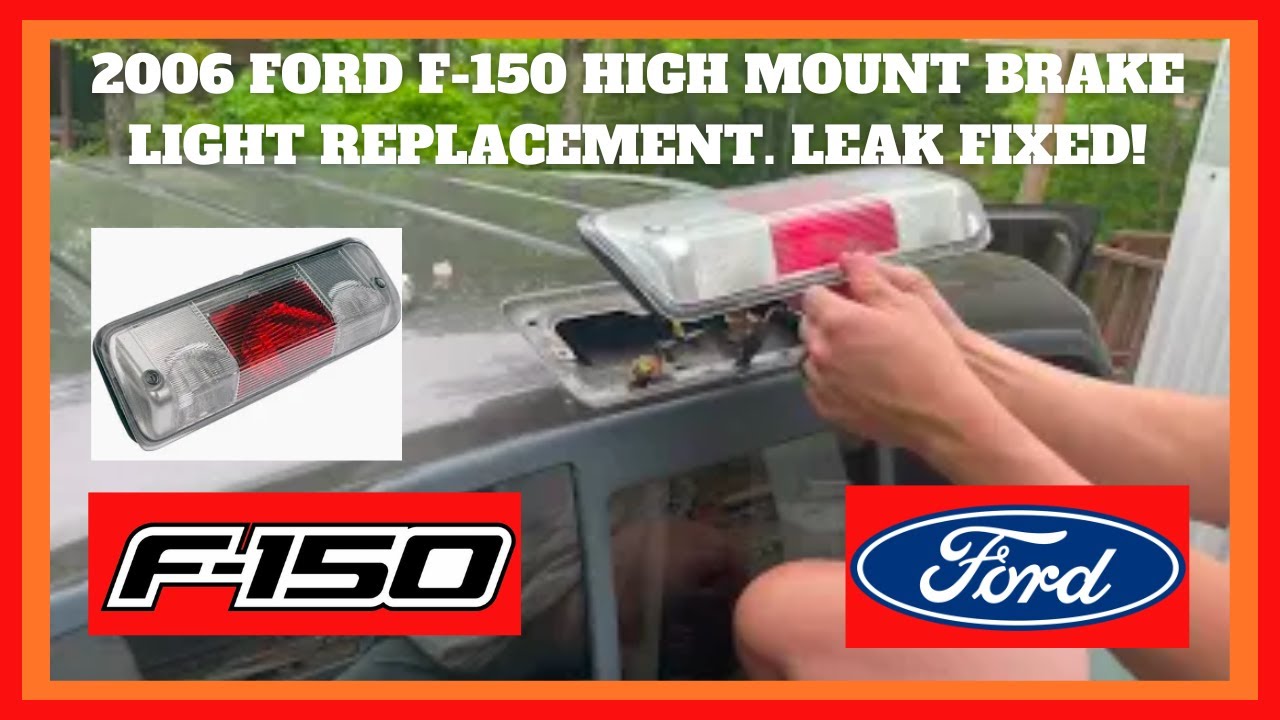 Replacing the High Mount Brake Light on a 2006 F150!