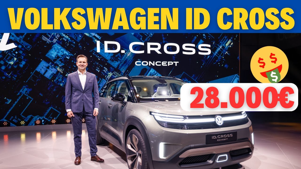 Volkswagen ID. Cross Concept 🚘 El SUV eléctrico que lo cambiará TODO