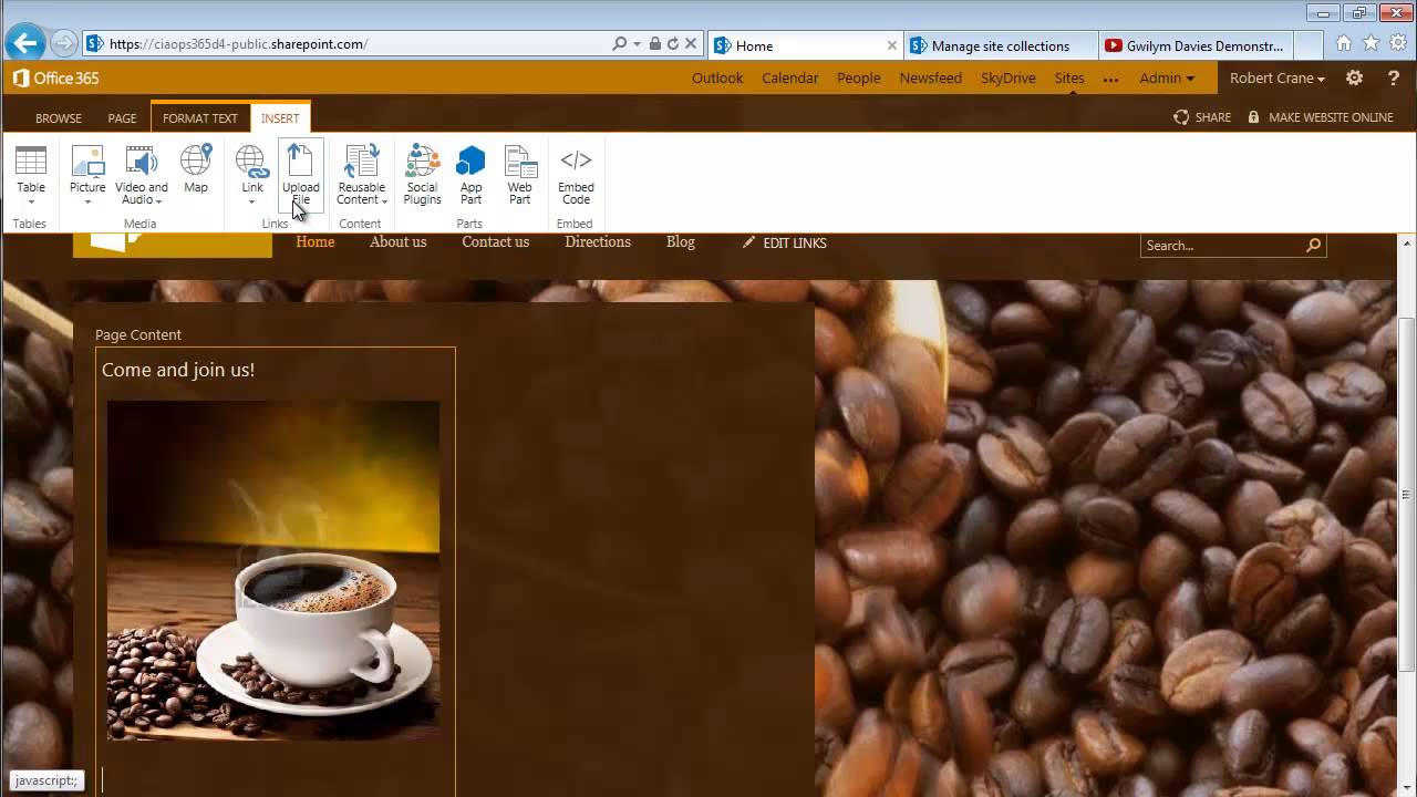 A quick overview of the Office 365 Public Web site