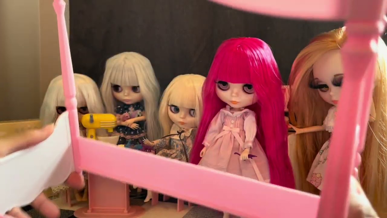Doll Bedroom diorama playset my fancy life unboxing with Blythe #unboxing #asmr #blythe #barbie