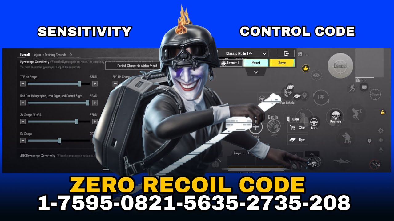 NEW UPDATE 4.2🔥BEST SENSITIVITY CODE + CONTROL SETTINGS BGMI/PUBG MOBILE [ Bgmi  UPDATE 6.2] x4 Pubg
