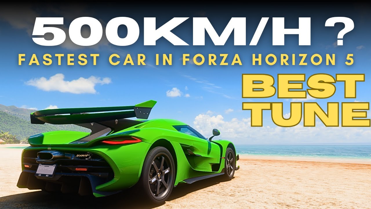 500km/h? Fastest car in Forza horizon 5 - koenigsegg Jesko
