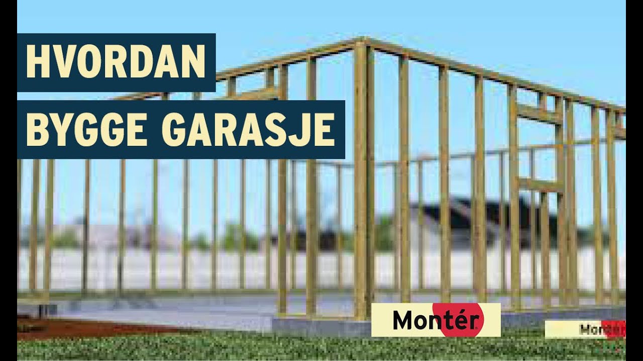 Hvordan bygge garasje